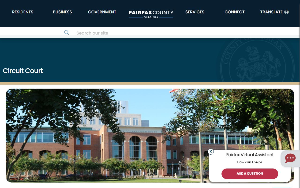 Fairfax County Circuit Court criminal records