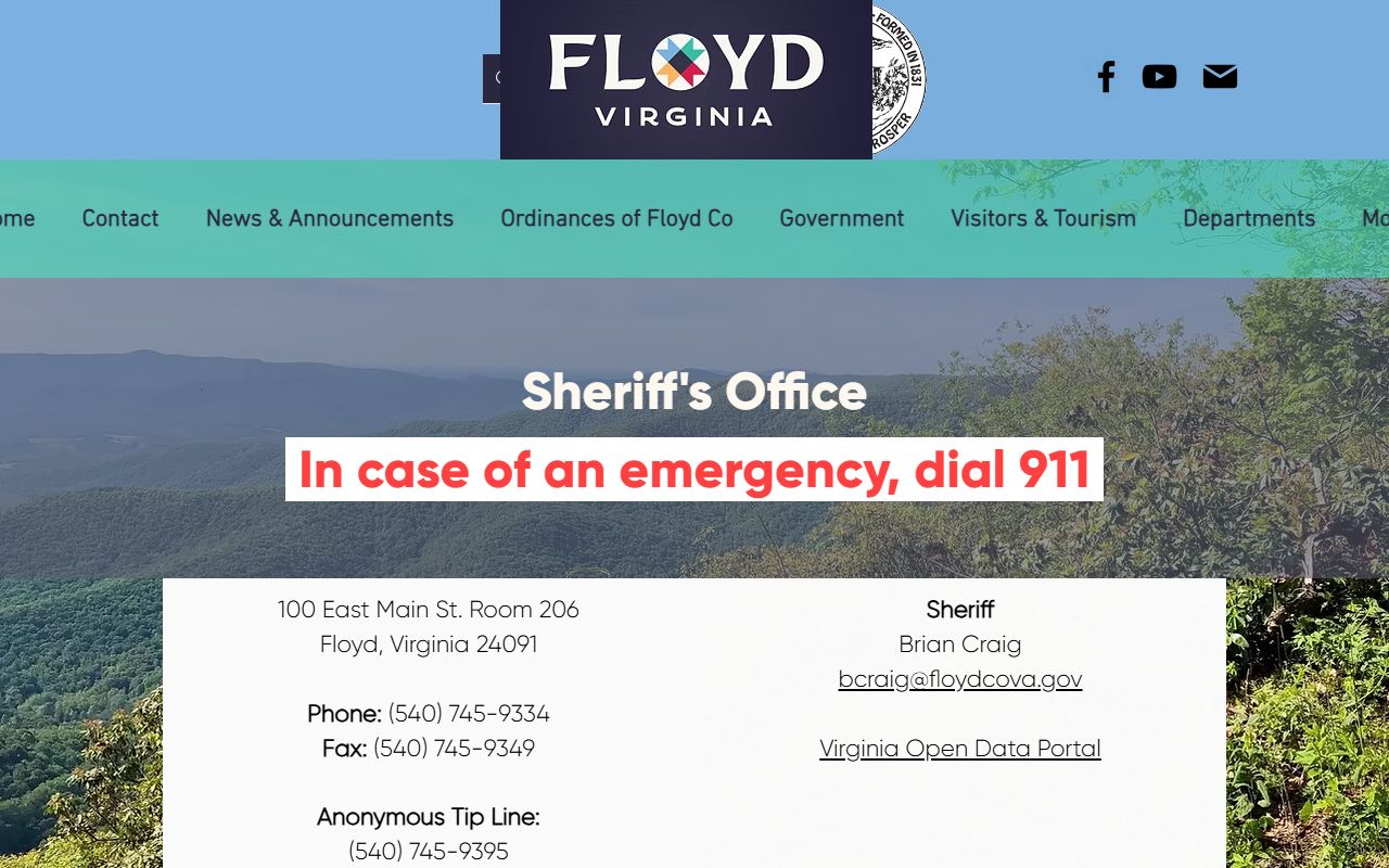 Floyd County Sheriff's Office criminal records and arrest records