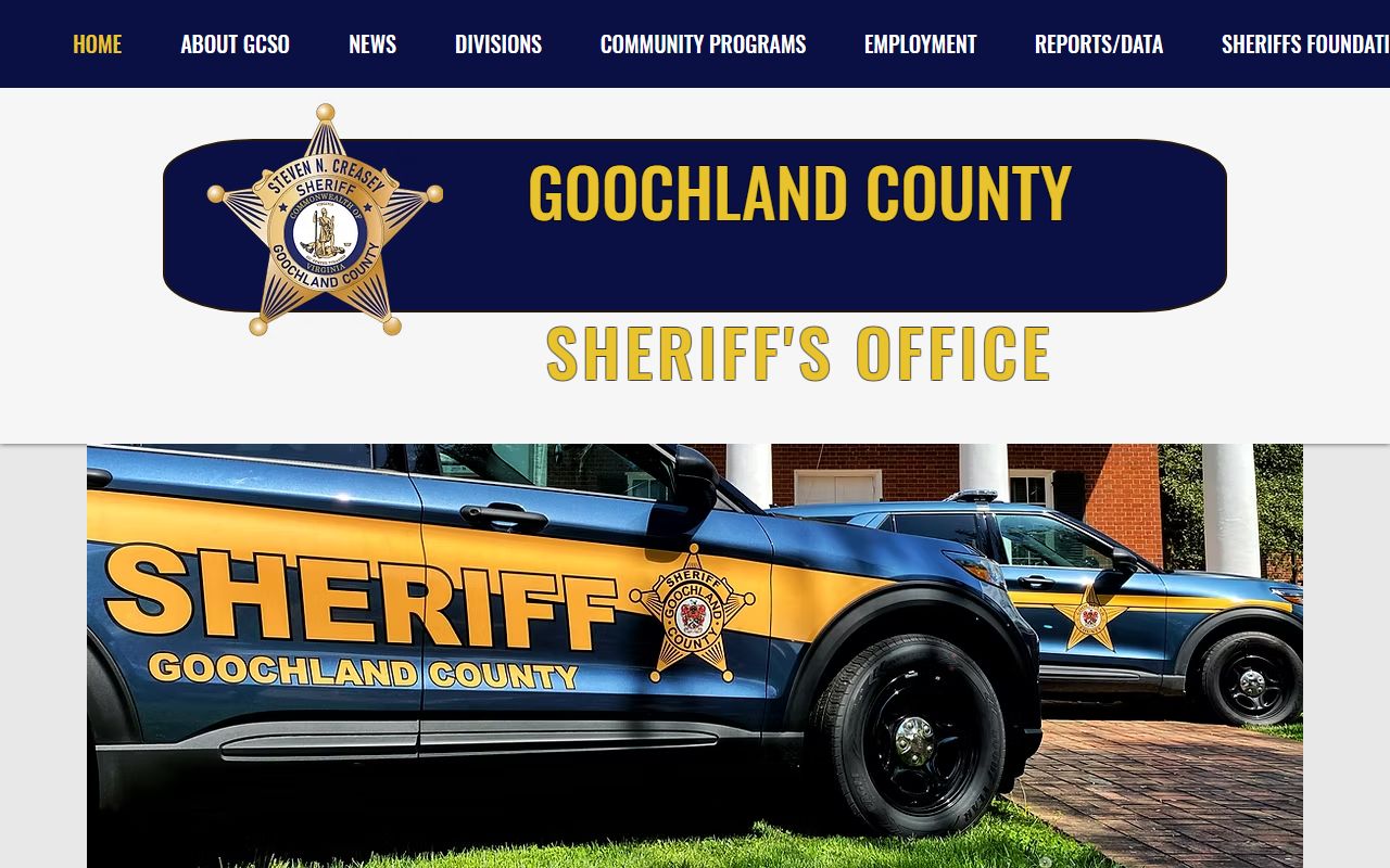 Goochland County Sheriff criminal records and arrest records