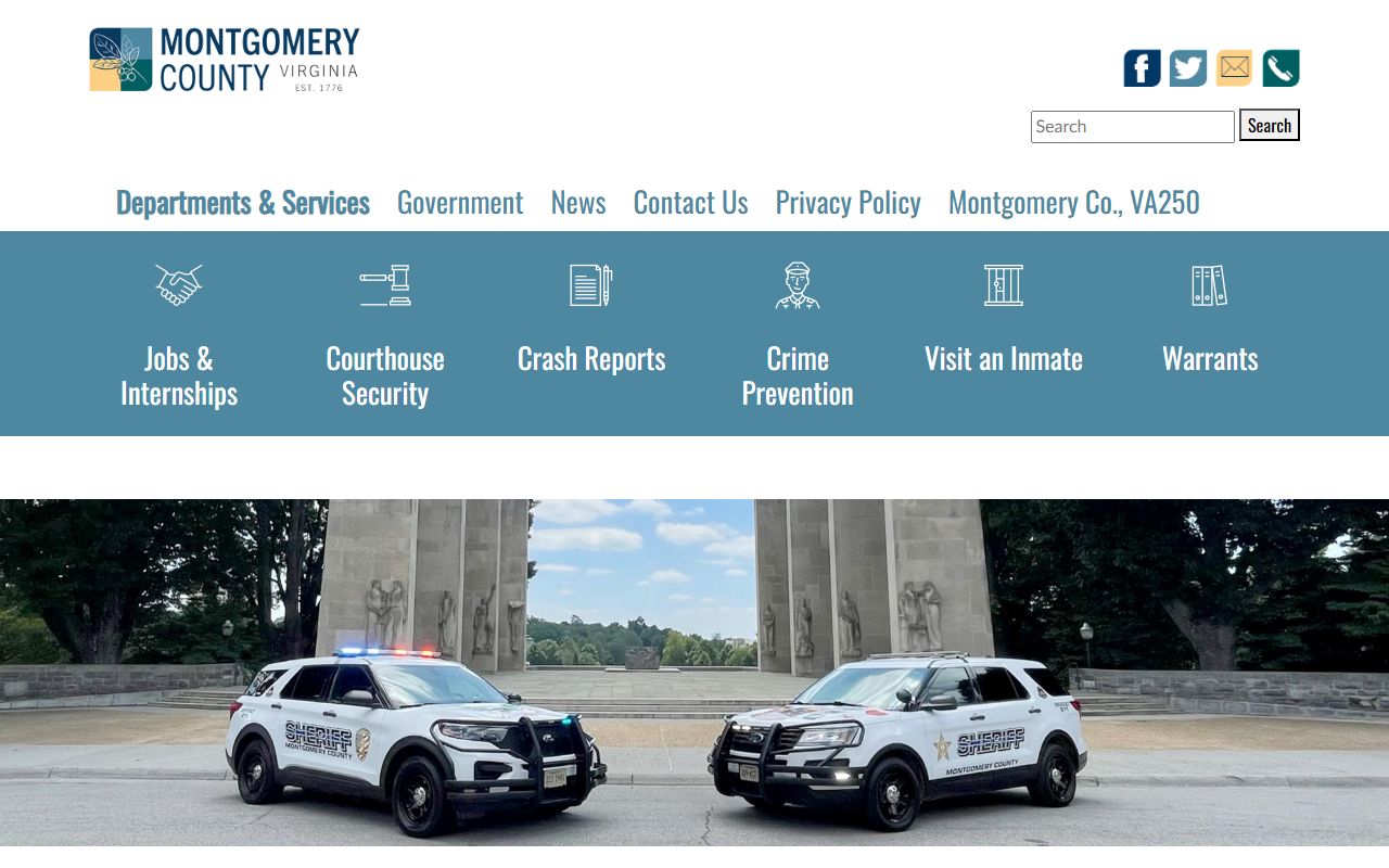 Montgomery County Sheriff criminal records arrest records