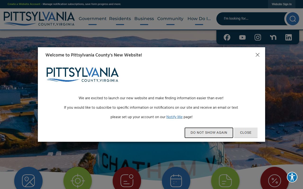 Pittsylvania County Virginia government criminal records