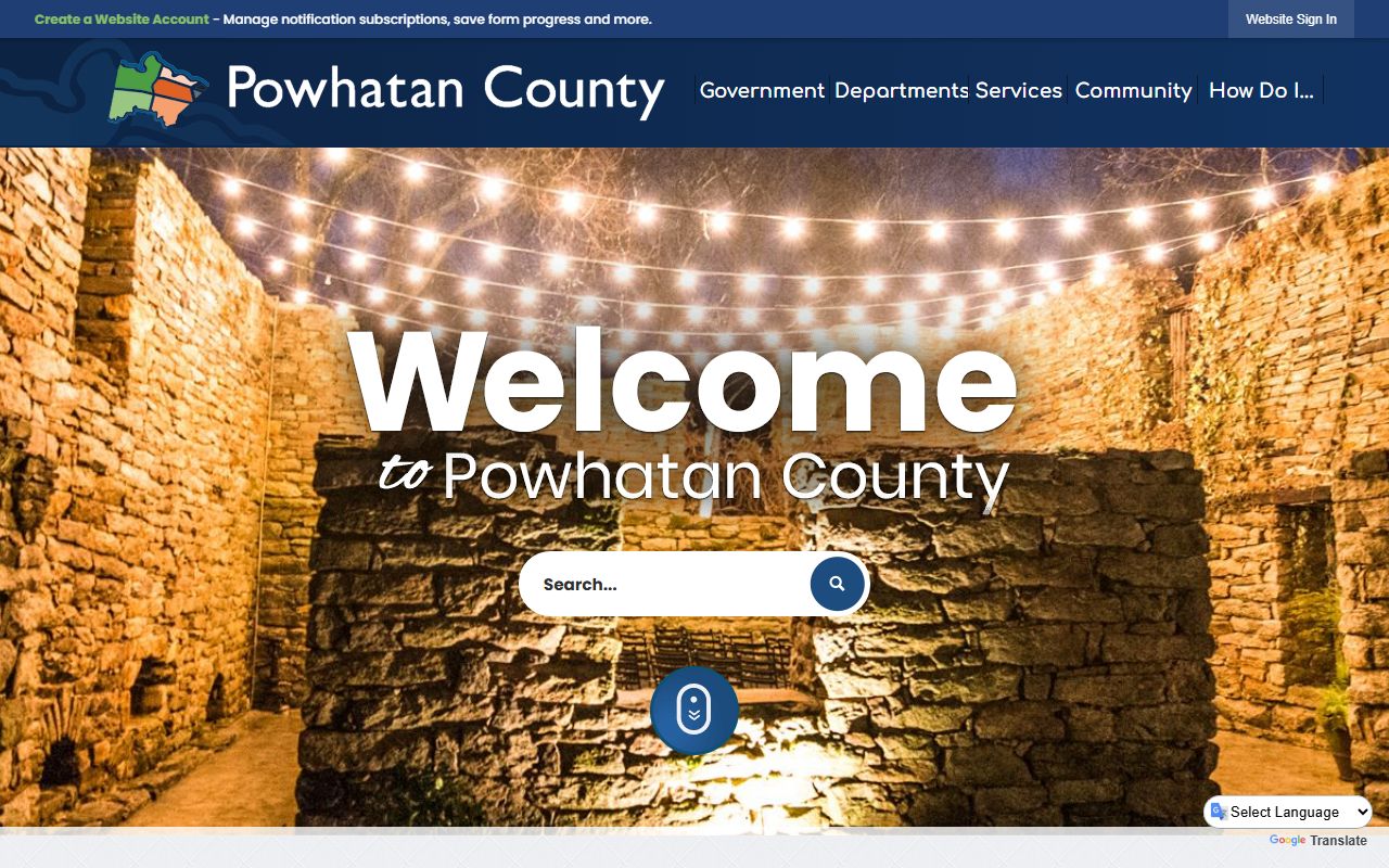 Powhatan County Virginia government criminal records