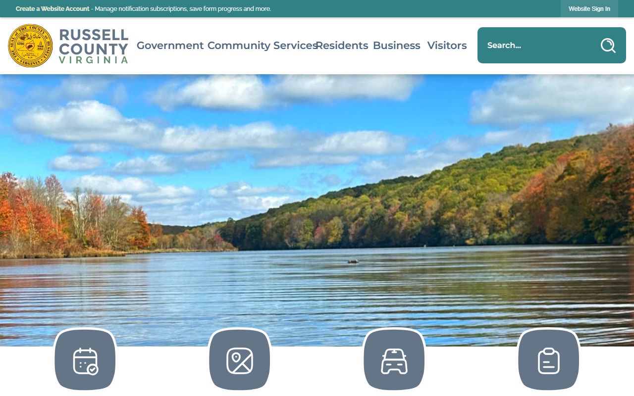 Russell County Virginia government criminal records